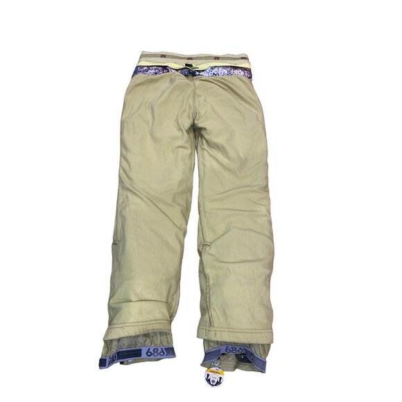 NWT 686 Smarty Original Cargo Ski Pants Zig Zag W's S Removeable Liner Olive - Picture 12 of 16